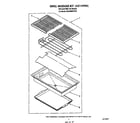 KitchenAid KECM860TBC0 grill module kit diagram
