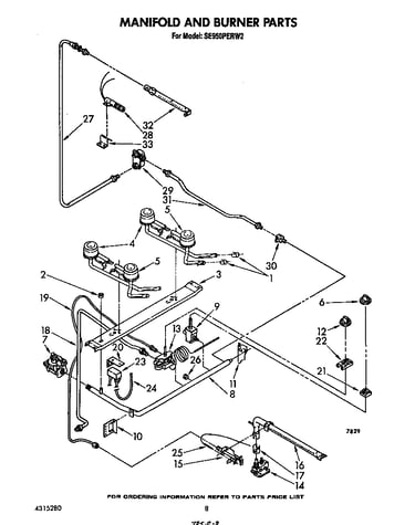 Manifold and burner