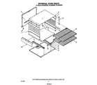 Whirlpool SF332BSRW4 internal oven diagram