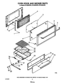 Oven door and broiler