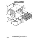 Whirlpool SF5140ERW4 internal oven diagram