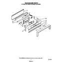 Whirlpool SF5140SRW5 backguard diagram