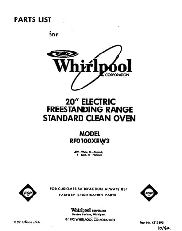 Front cover