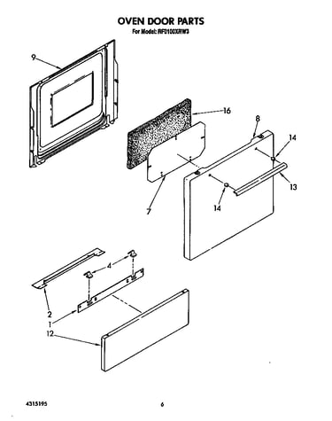 Oven door