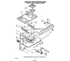 Whirlpool SF3100SRW3 cooktop and manifold diagram
