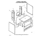 Whirlpool SF3004SRW3 external oven diagram