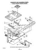 Cooktop and manifold