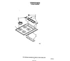 Whirlpool SC8430ERW2 cooktop parts diagram