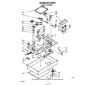 Whirlpool SC8536ERW1 burner box parts diagram