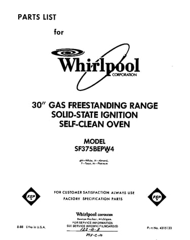 Front cover