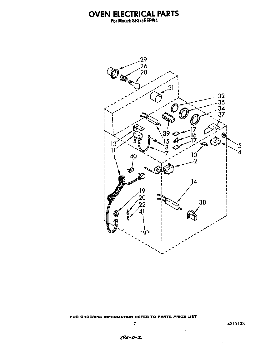 Oven electrical