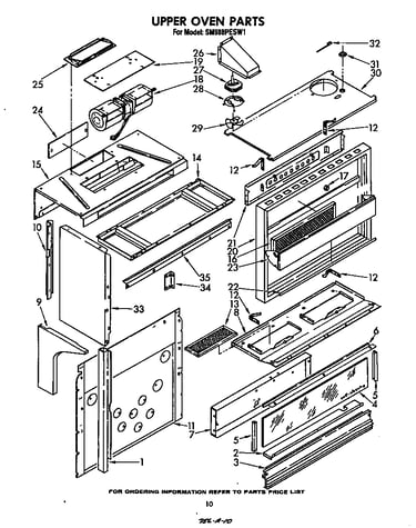 Upper oven
