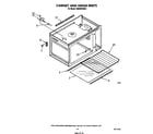 Whirlpool SM988PESW1 cabinet and hinge diagram