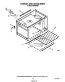 Cabinet and hinge