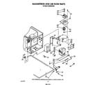 Whirlpool SM988PESW1 magnetron and airflow diagram