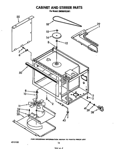 Cabinet and stirrer