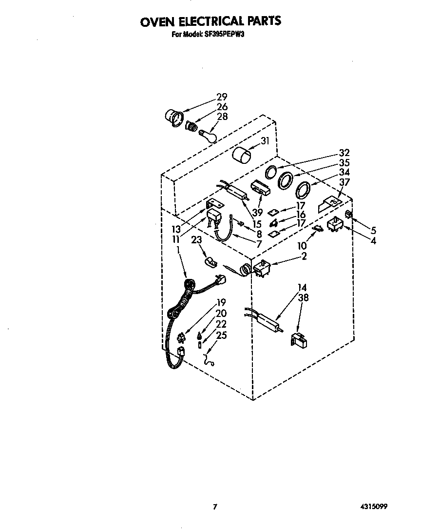 Oven electrical