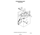Whirlpool SF375BEPW3 oven electrical diagram
