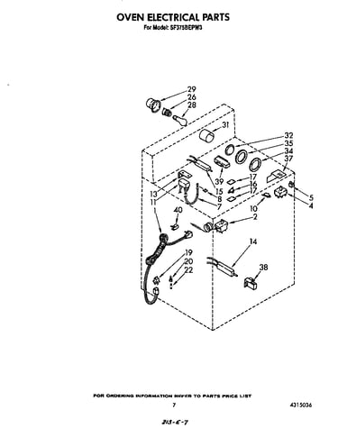 Oven electrical