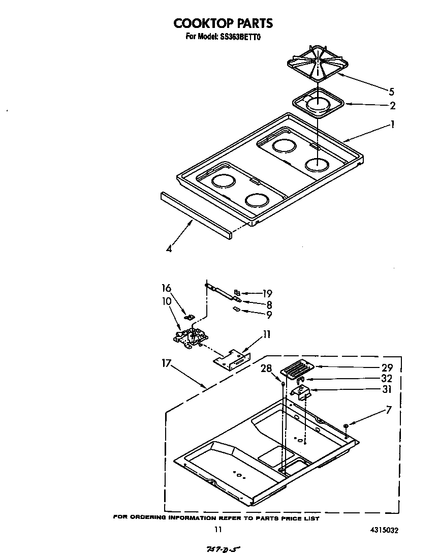 Cook top