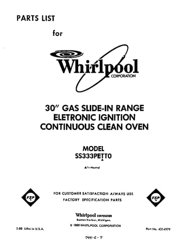 Front cover
