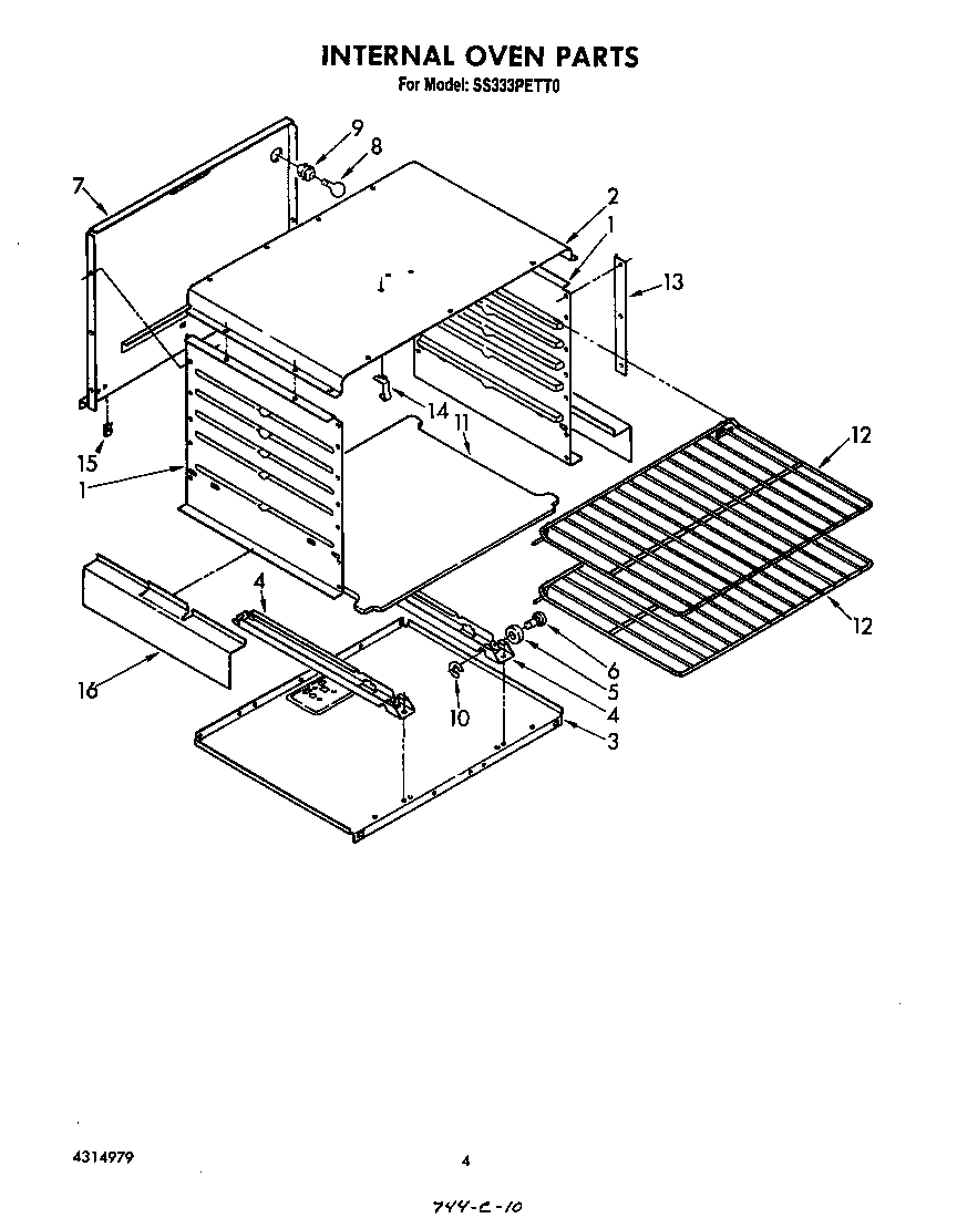 Internal oven