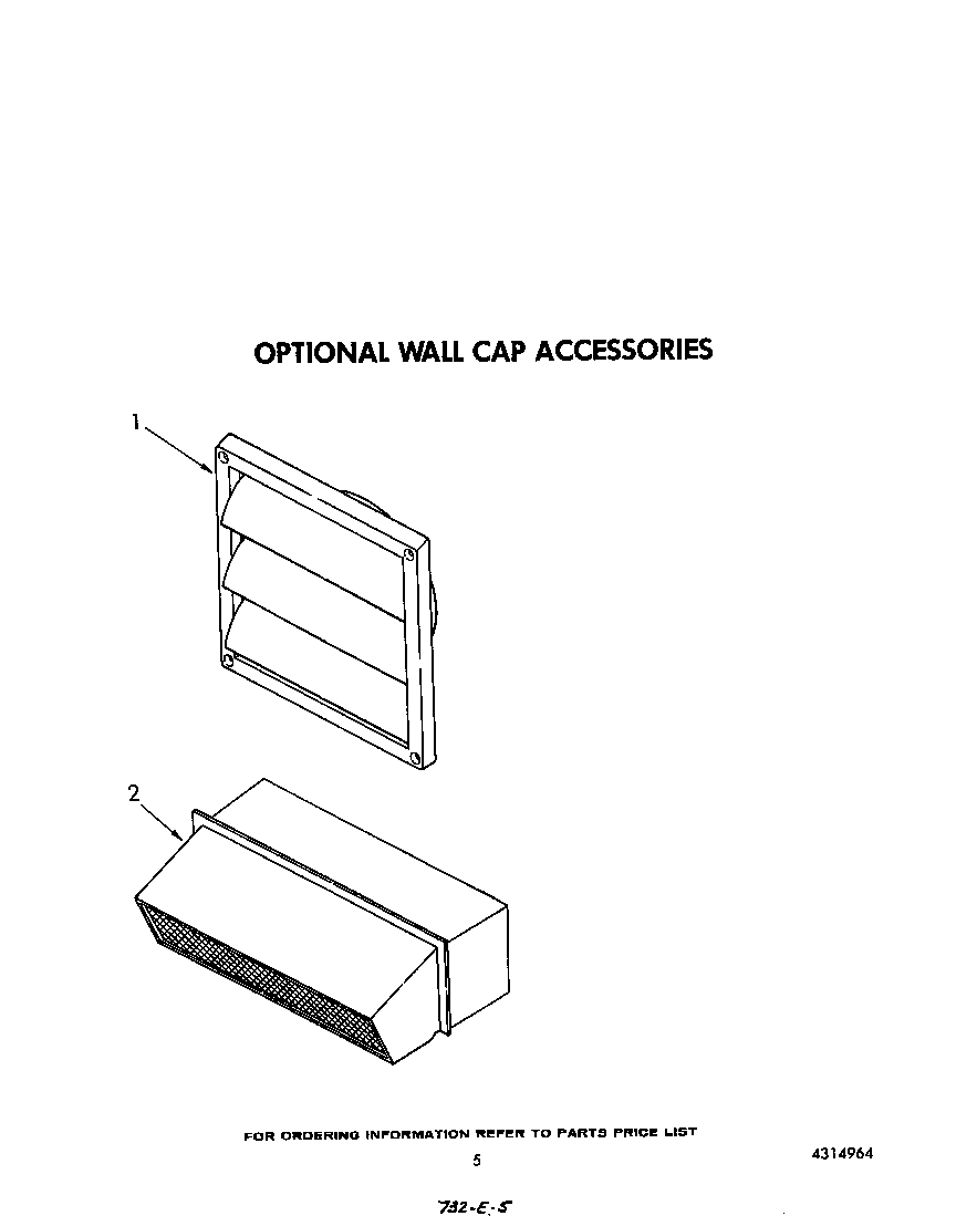 Optional wall caps