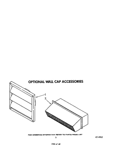 Optional wall caps