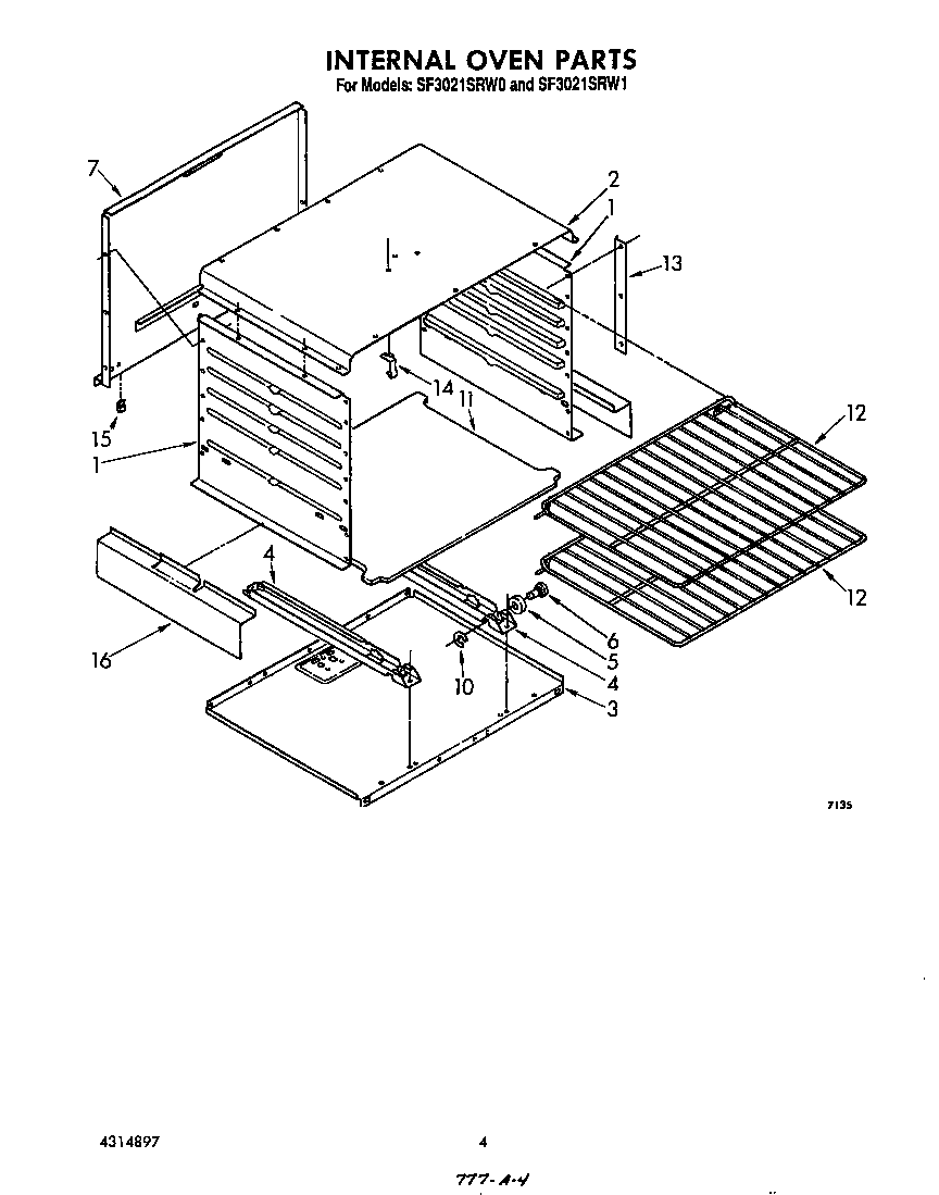 Internal oven