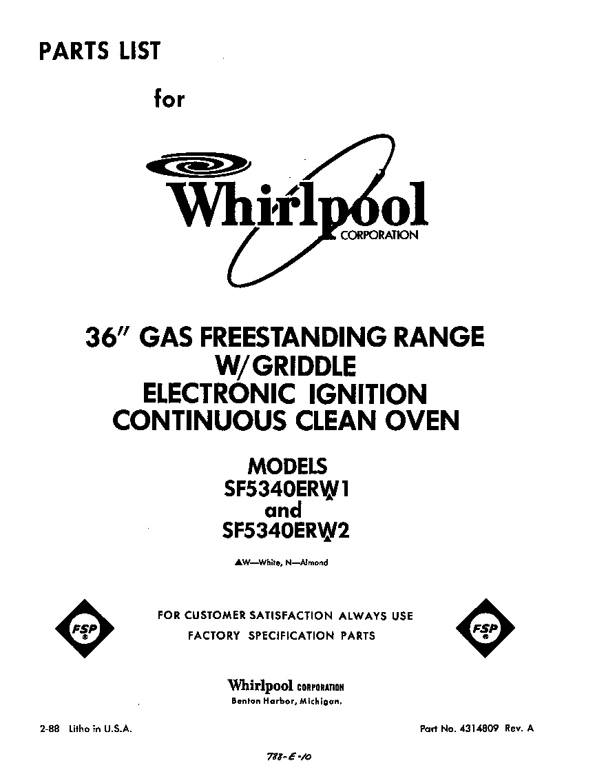 Front cover