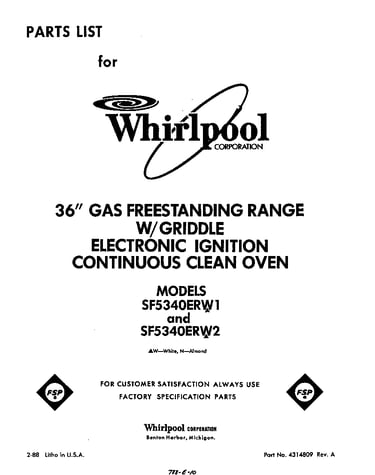 Front cover
