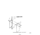 Whirlpool SF514ESRW1 cabinet diagram