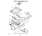 Whirlpool SF0140SRW1 cooktop and manifold diagram