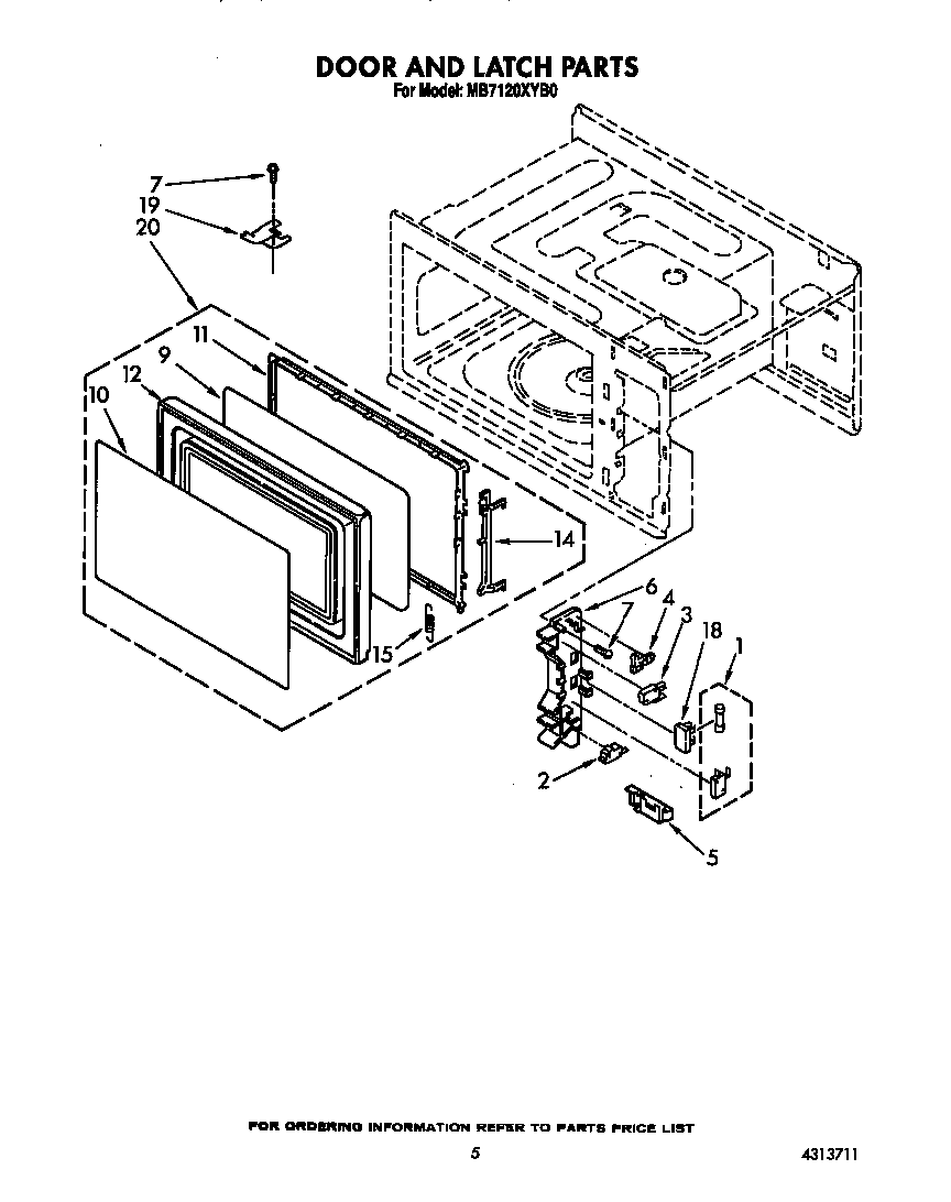 DOOR AND LATCH