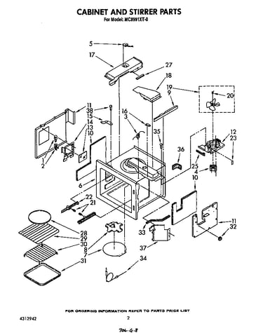 Cabinet and stirrer