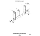 Whirlpool MC8991XT0 control panel diagram