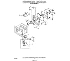 Whirlpool MC8790XT0 magnetron and airflow diagram