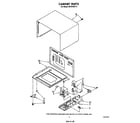 Whirlpool MC8790XT0 cabinet diagram