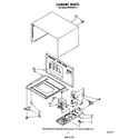 Whirlpool MC8790XT0 cabinet diagram