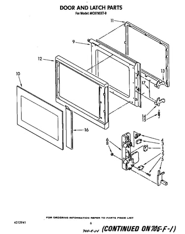Door and latch