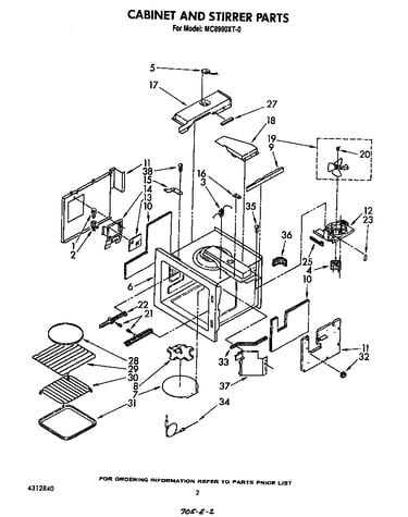 Cabinet and stirrer