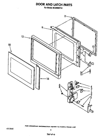 Door and latch