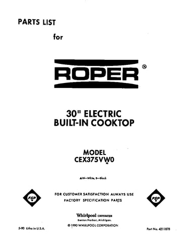 Cover page