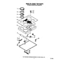 Whirlpool RC8430XTW0 cooktop diagram