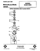 Upper housing and flange