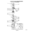 KitchenAid 4KCDS250T1 lower housing and motor diagram