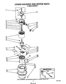 Lower housing and motor