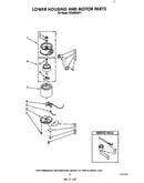 Lower housing and motor
