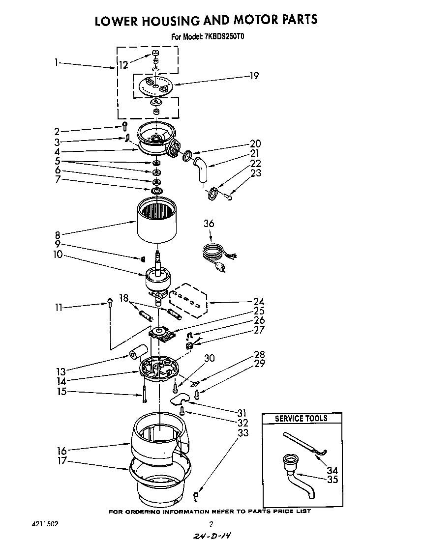 Lowe housing and motor