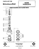 Upper housing and flange